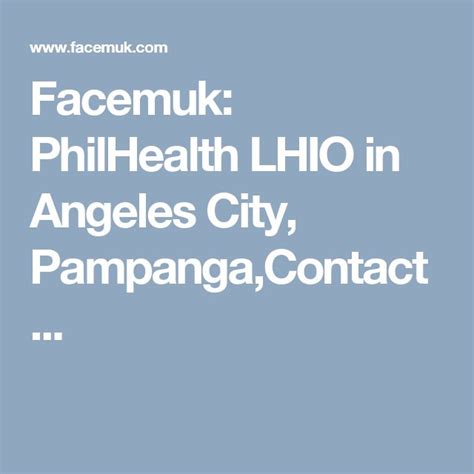 philhealth angeles city pampanga|PhilHealth Angeles City Pampanga Philippines .